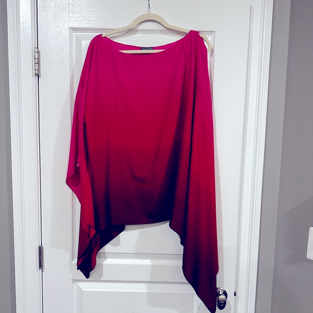 Vince Camuto Ombré Batwing Blouse Size XL